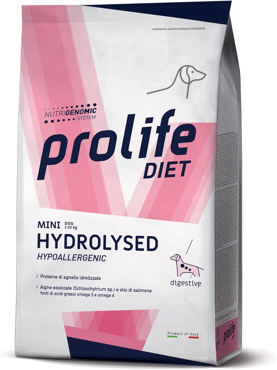 CROCCHETTE PROLIFE DIET HYDROLYSED HYPOALLERGENIC MINI DOG. 5KG