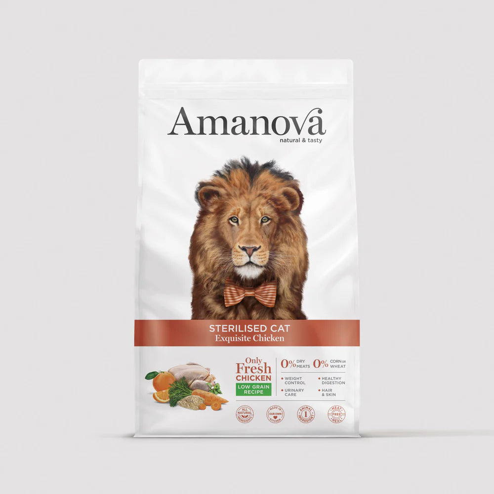 AMANOVA Gatto Adult Pollo Sterilised 1,5 kg