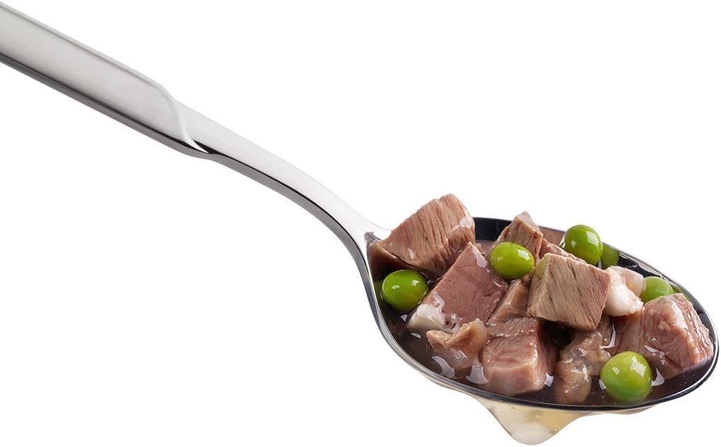Belcando Mastercraft Topping 12 porzioni da 100g Gusto Agnello con piselli Cibo umido per cani Senza cereali
