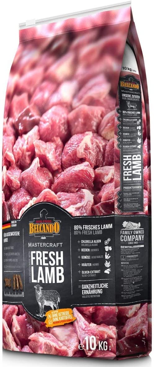 Belcando Mastercraft Fresh Lamb Cibo per cani senza cereali con agnello 80% di carne fresca