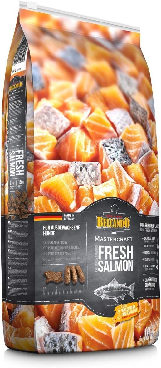 Belcando Mastercraft Fresh Salmon Cibo per cani senza cereali con salmone - 80 % salmone fresco