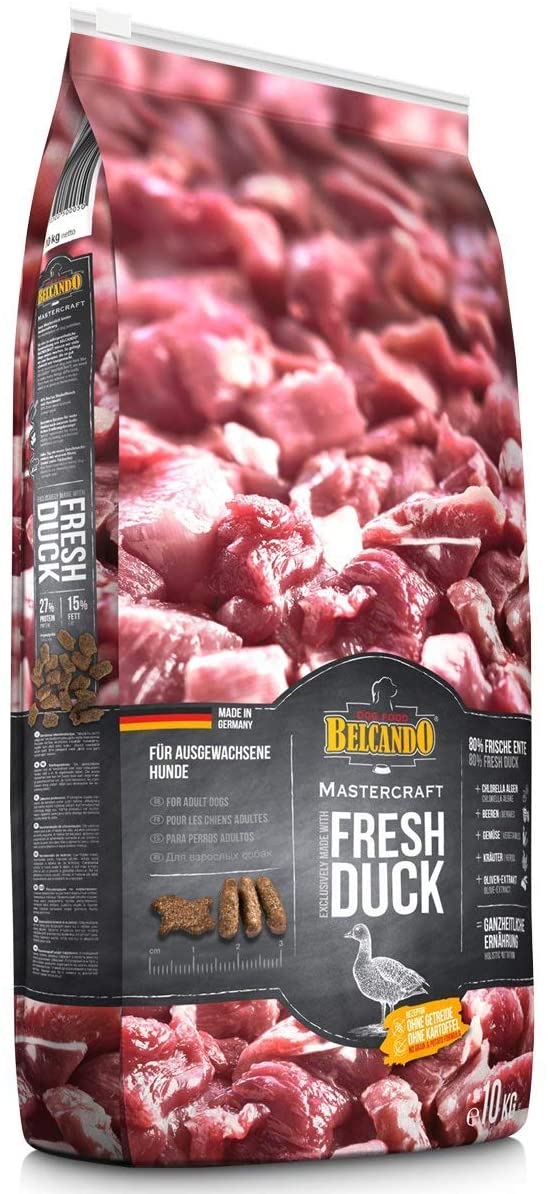 Belcando Mastercraft Fresh duck Cibo per cani senza cereali con anatra con 80% di carne fresca