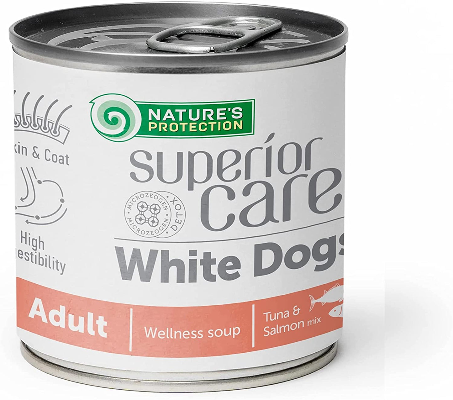 Nature's protection White dog soup - tonno e salmone lattine 6 x 140 ml - UMIDO - TOPPING