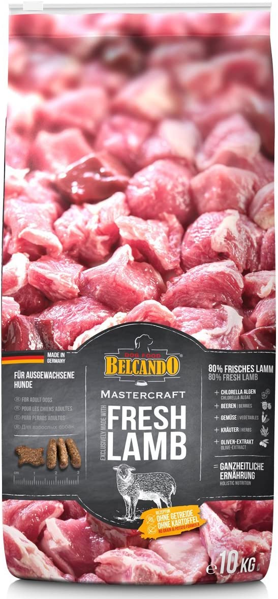 Belcando Mastercraft Fresh Lamb Cibo per cani senza cereali con agnello 80% di carne fresca