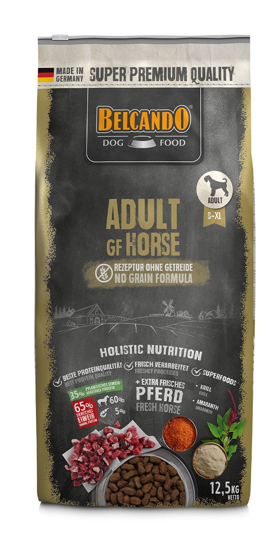 Belcando Adult GF Horse Cibo secco senza cereali con cavallo