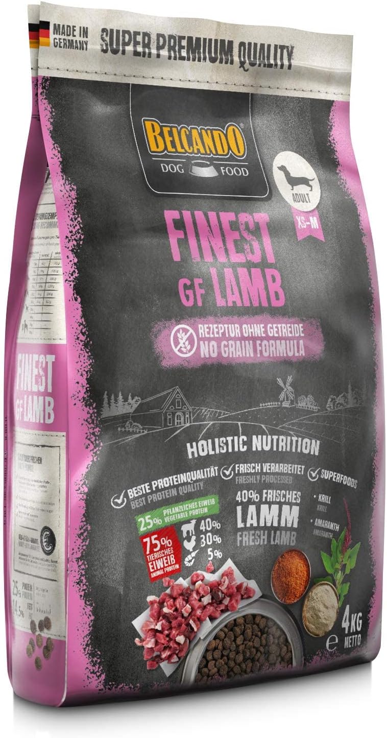 Belcando Finest GF Lamb Cibo secco per cani di taglia media o piccola AGNELLO