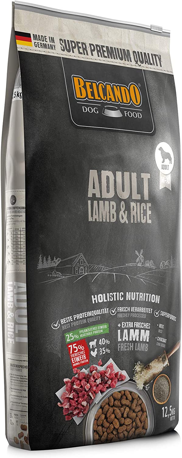 Belcando Adult Lamb & Rice Cibo secco con agnello per cani sensibili Adulti