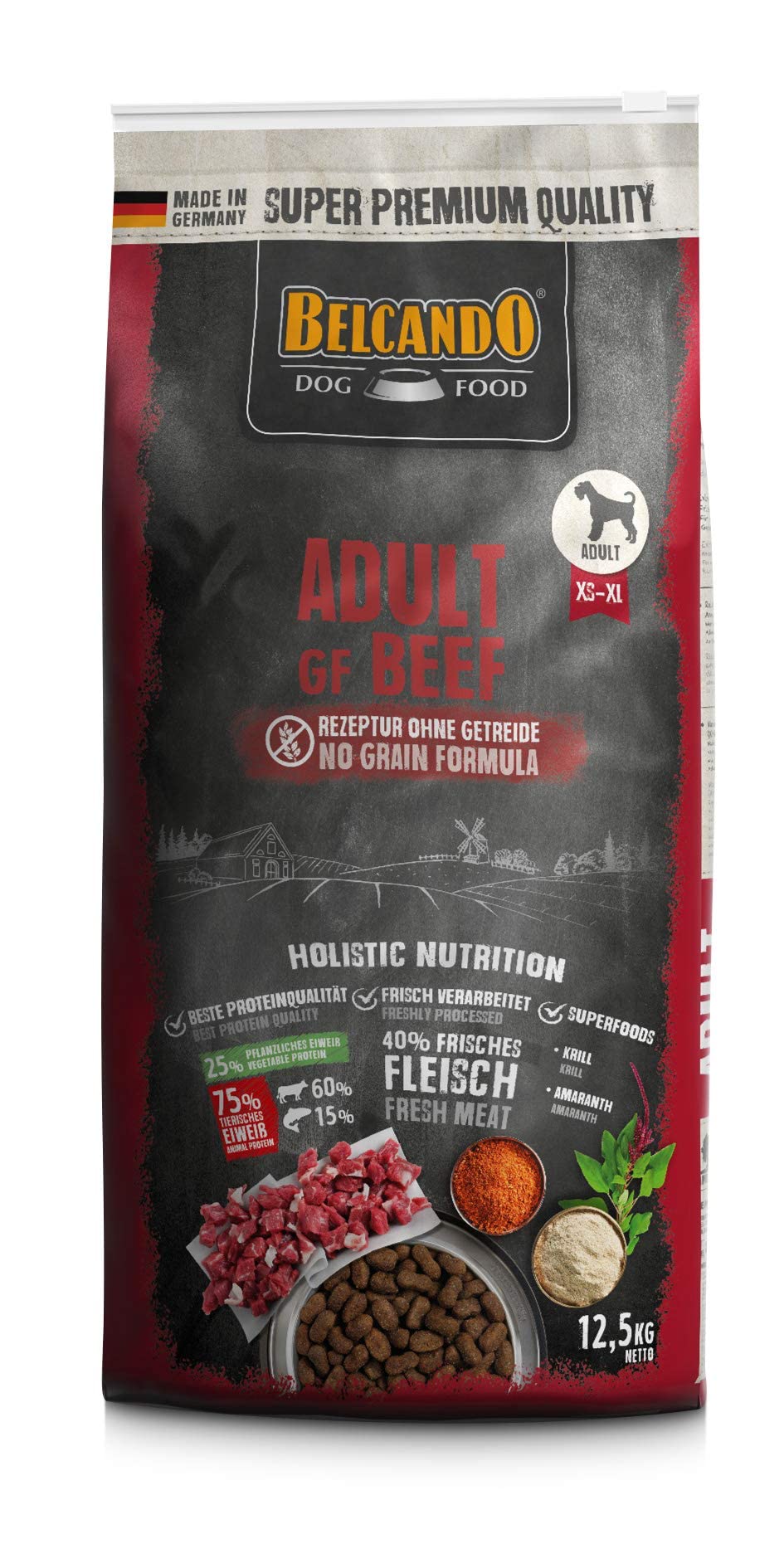 Belcando Adult GF Beef Cibo secco per cani adulti senza cereali con manzo