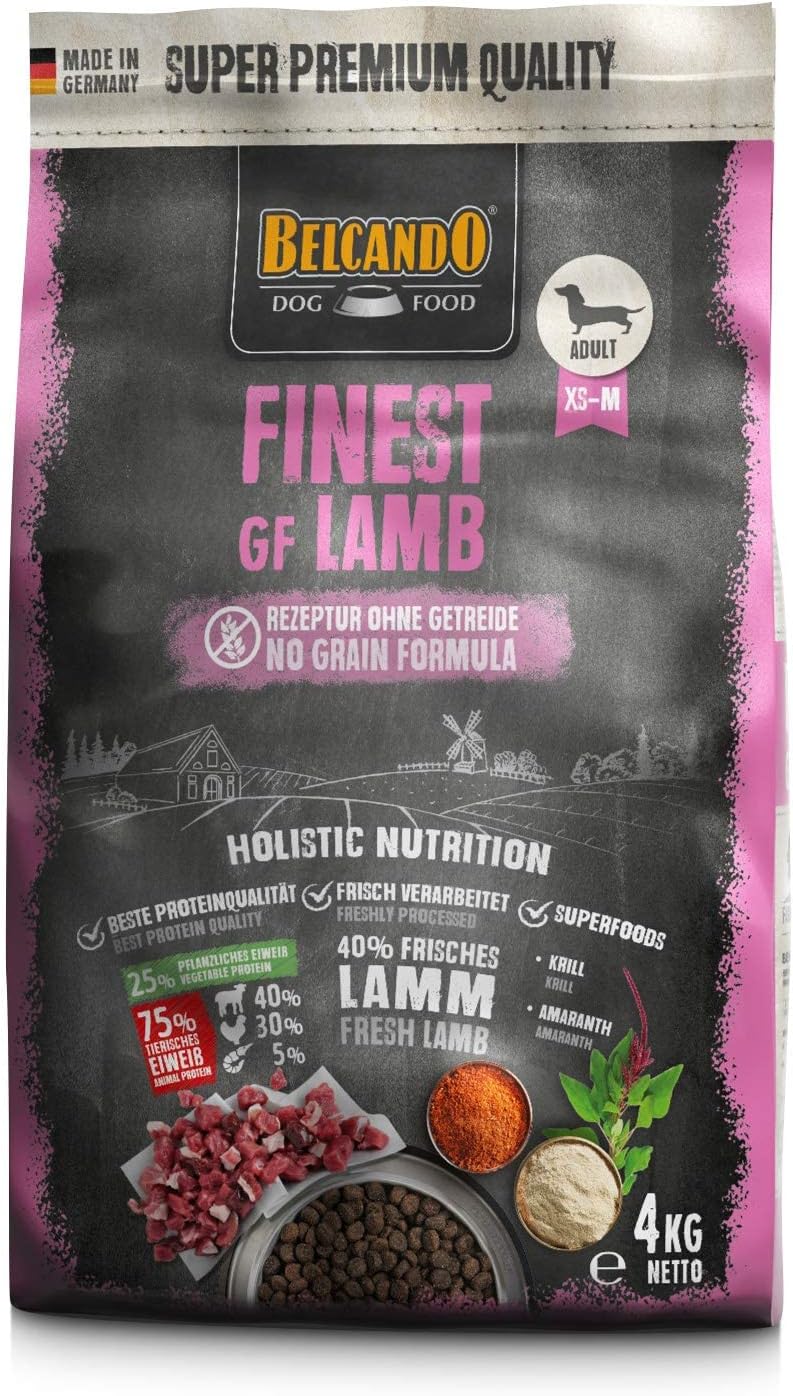 Belcando Finest GF Lamb Cibo secco per cani di taglia media o piccola AGNELLO