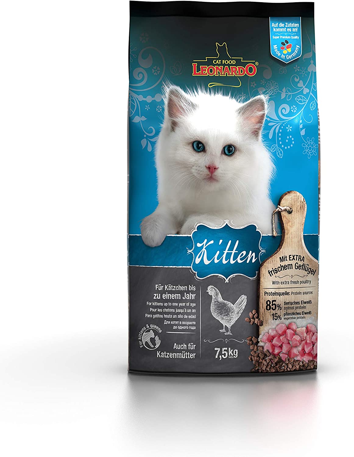 Leonardo Kitten Alimento completo per gatti cuccioli fino a 1 anno