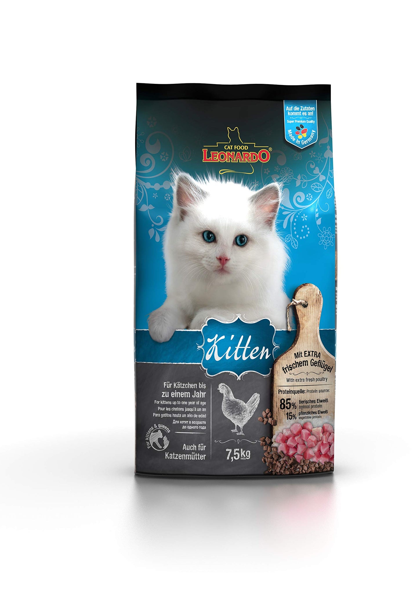 Leonardo Kitten Alimento completo per gatti cuccioli fino a 1 anno