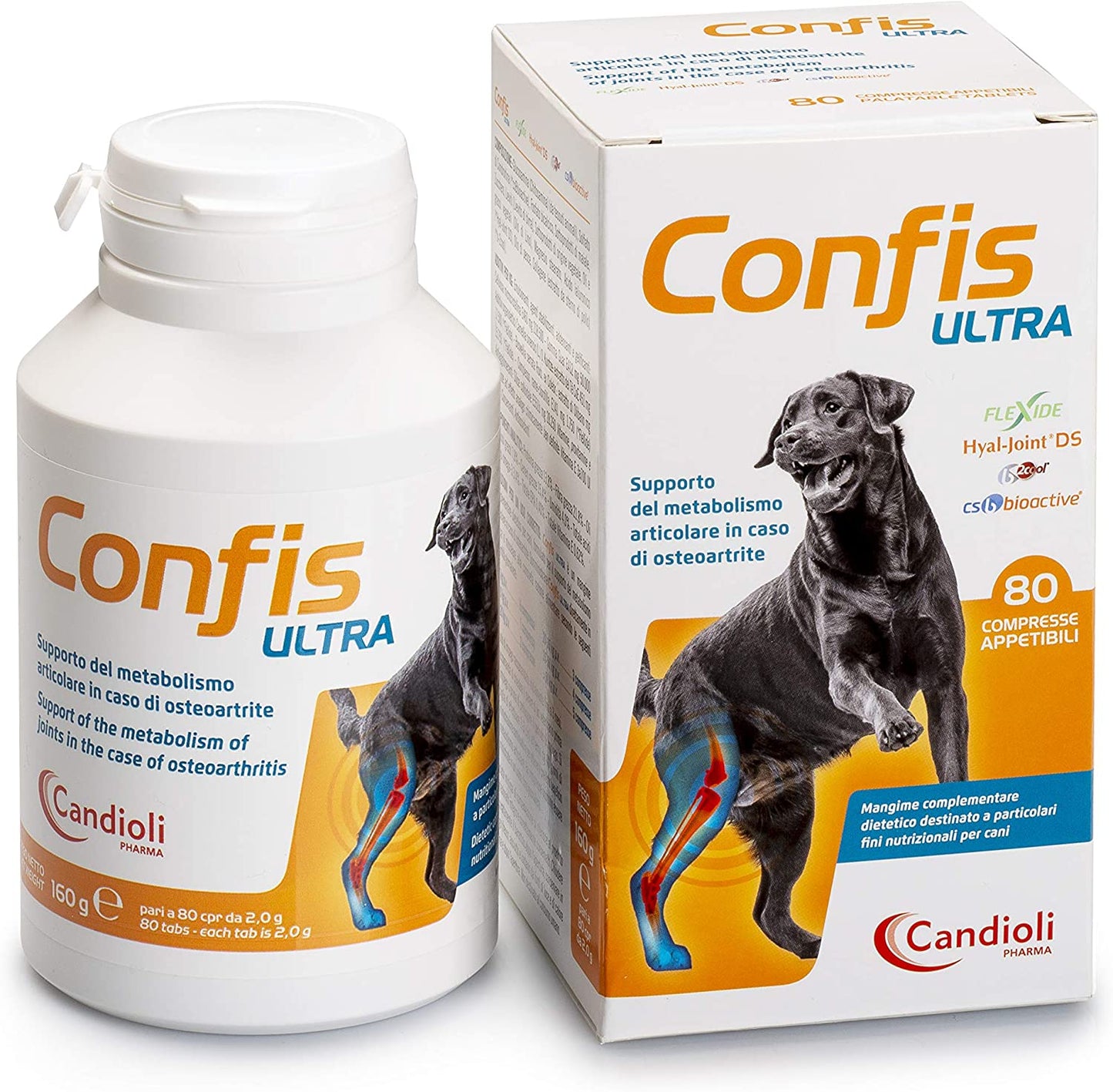 Candioli Confis Ultra Integratore per cani 80 compresse