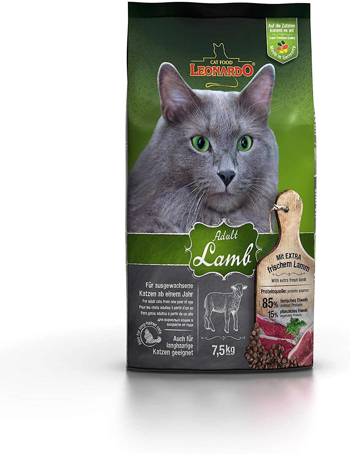 Leonardo Adult Lamb Alimento completo per gatti adulti di tutte le razze di almeno 1 anno