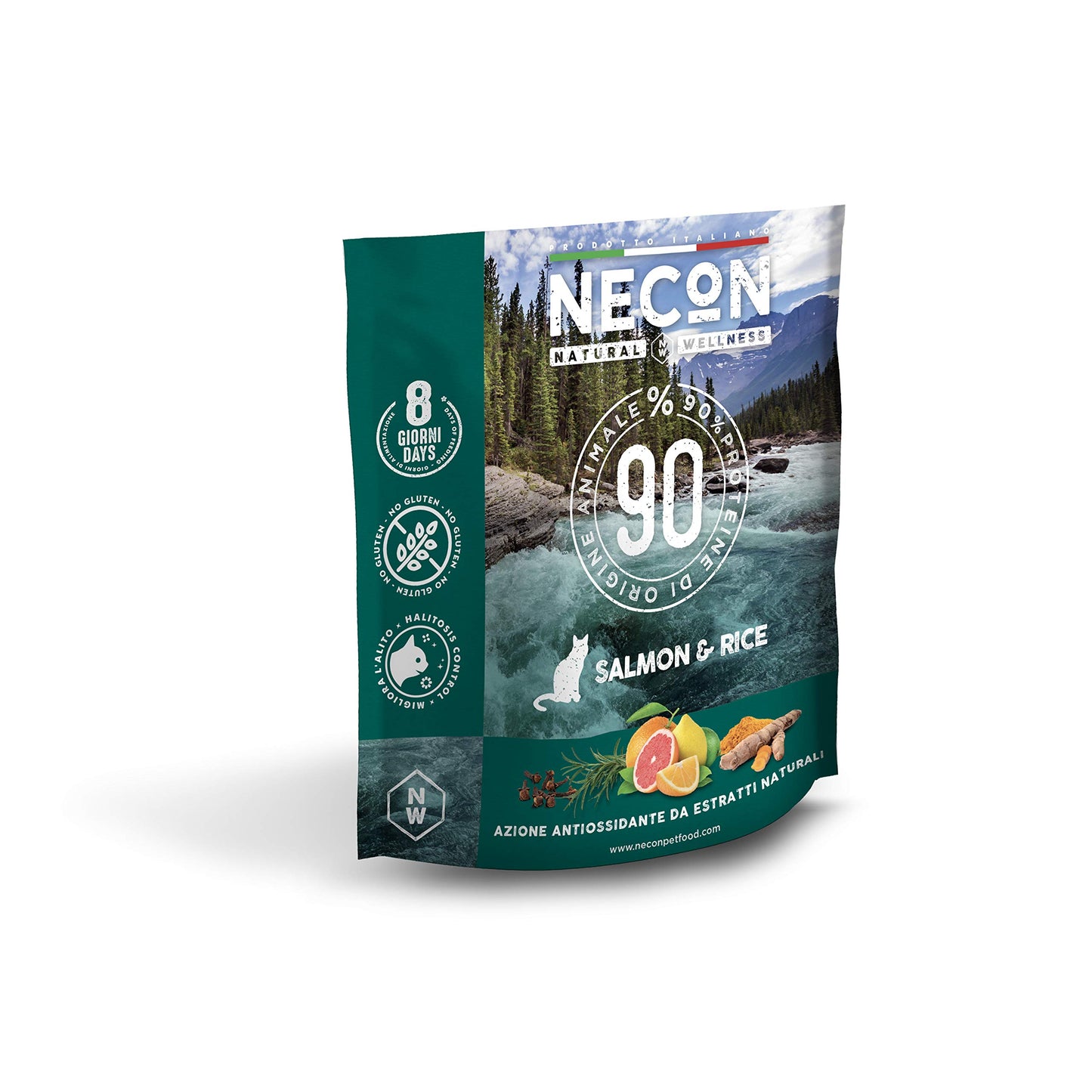 Necon Pet Food Natural Wellness Adulto Salmone & Riso 400 G