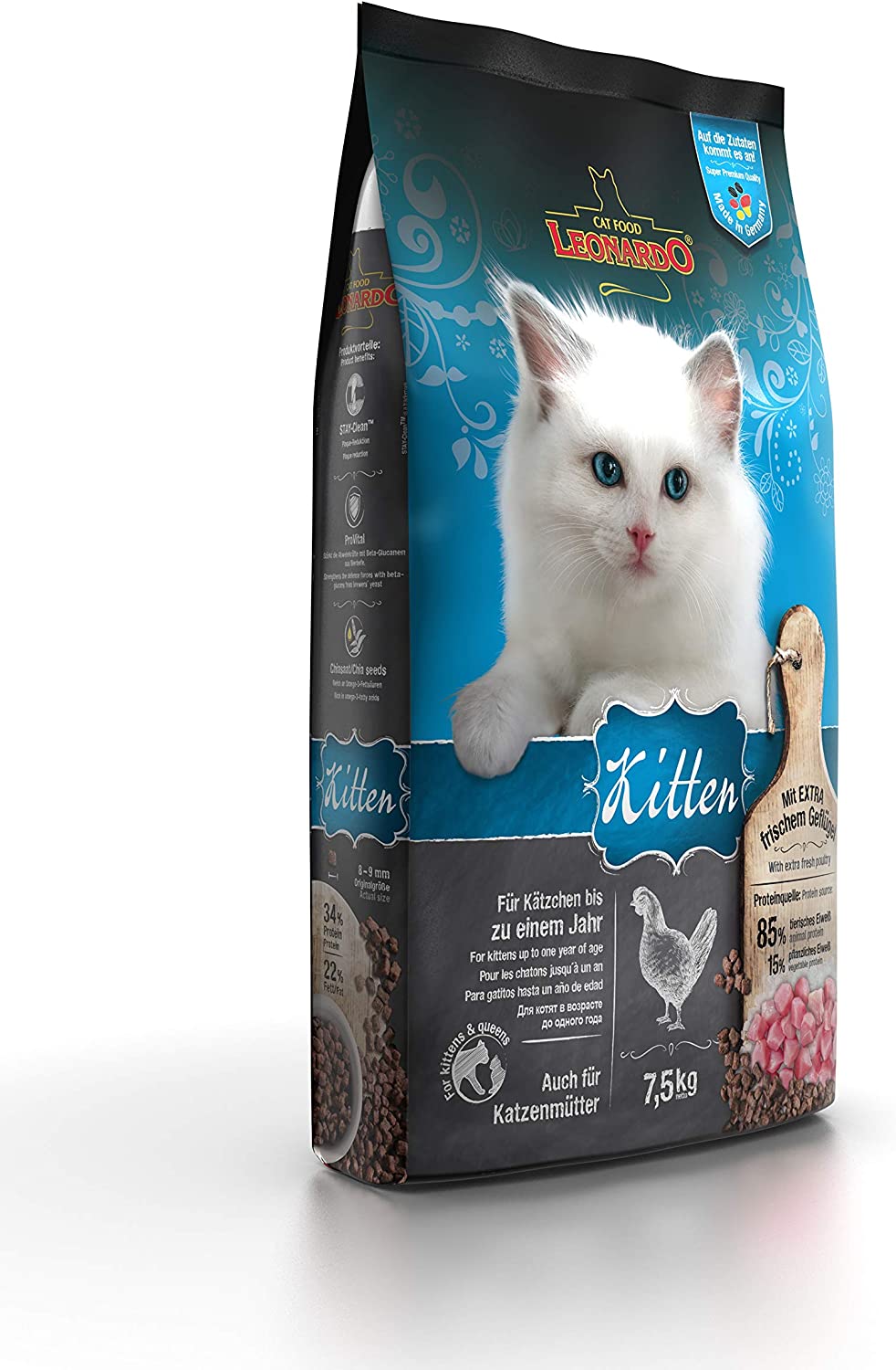 Leonardo Kitten Alimento completo per gatti cuccioli fino a 1 anno