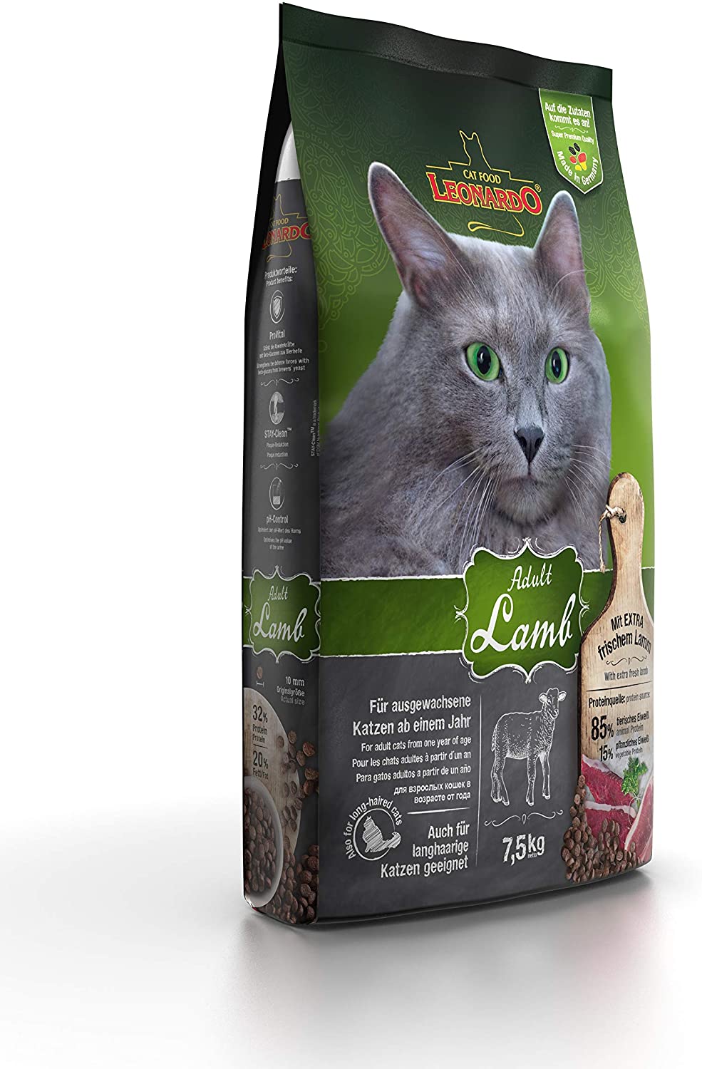 Leonardo Adult Lamb Alimento completo per gatti adulti di tutte le razze di almeno 1 anno