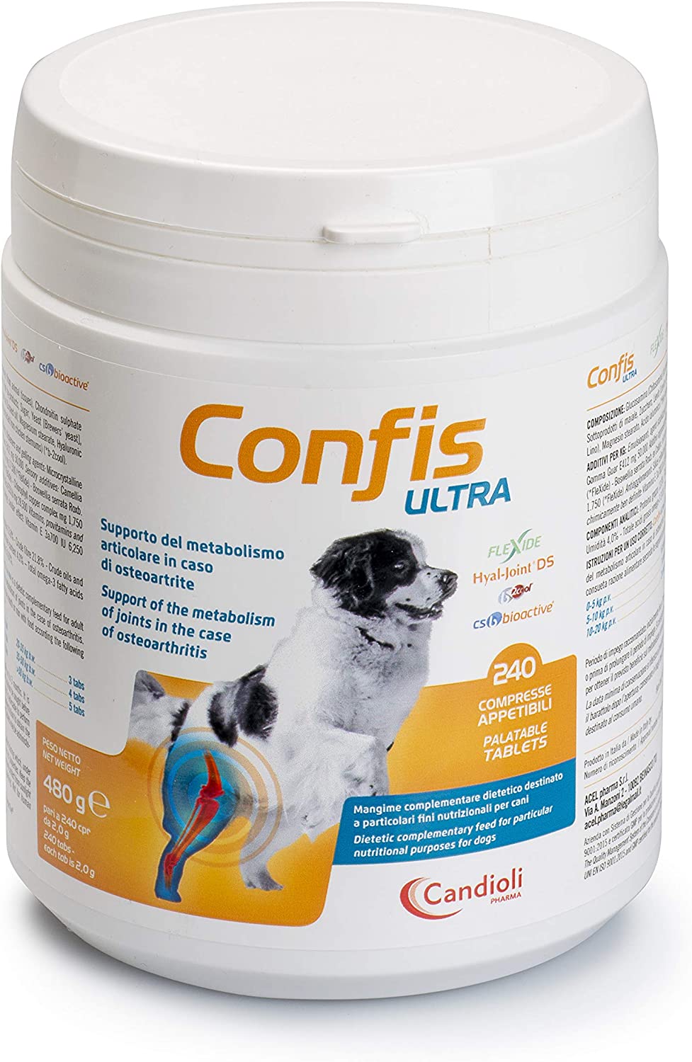 Confis Ultra 240 compresse per cani