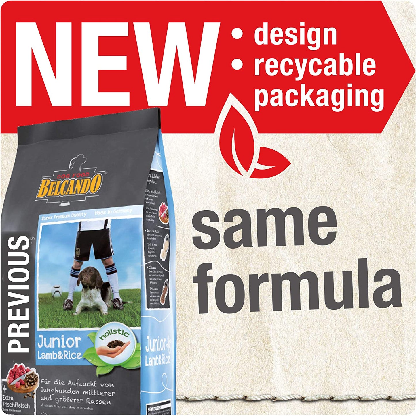 Belcando Junior Lamb & Rice Alimento completo per cani giovani di almeno 4 mesi