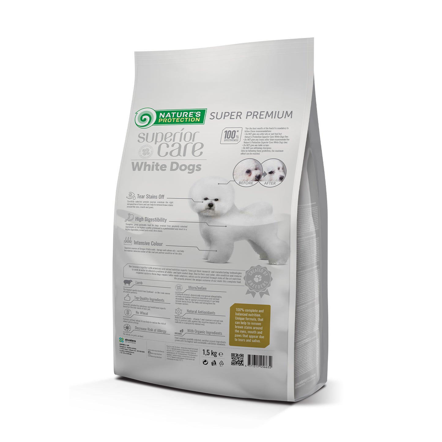 Nature's Protection SC- White Dogs - Cani adulti di taglia piccola - Agnello