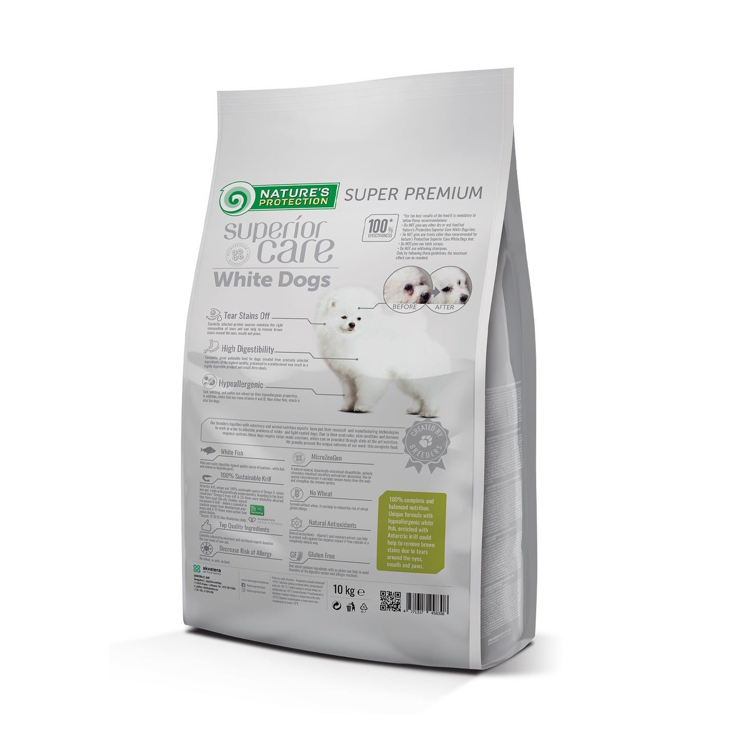 Nature's Protection SC- White Dogs - Cani Cuccioli di taglia piccola - Pesce bianco