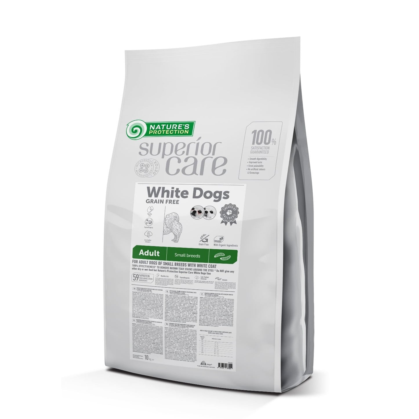 Nature's Protection SC- White Dogs - Cani adulti di taglia piccola - Insetti