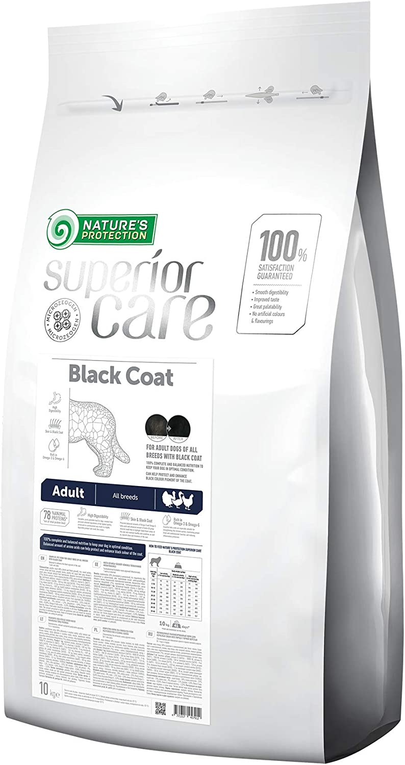 Nature's Protection SC- BLACK DOGS - Cani adulti di tutte le taglie - Manto colore NERO