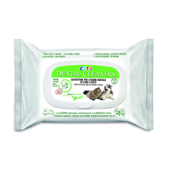 Cliffi Dental cleaners salviettine 20 pz - Salviette per l'igiene dentale