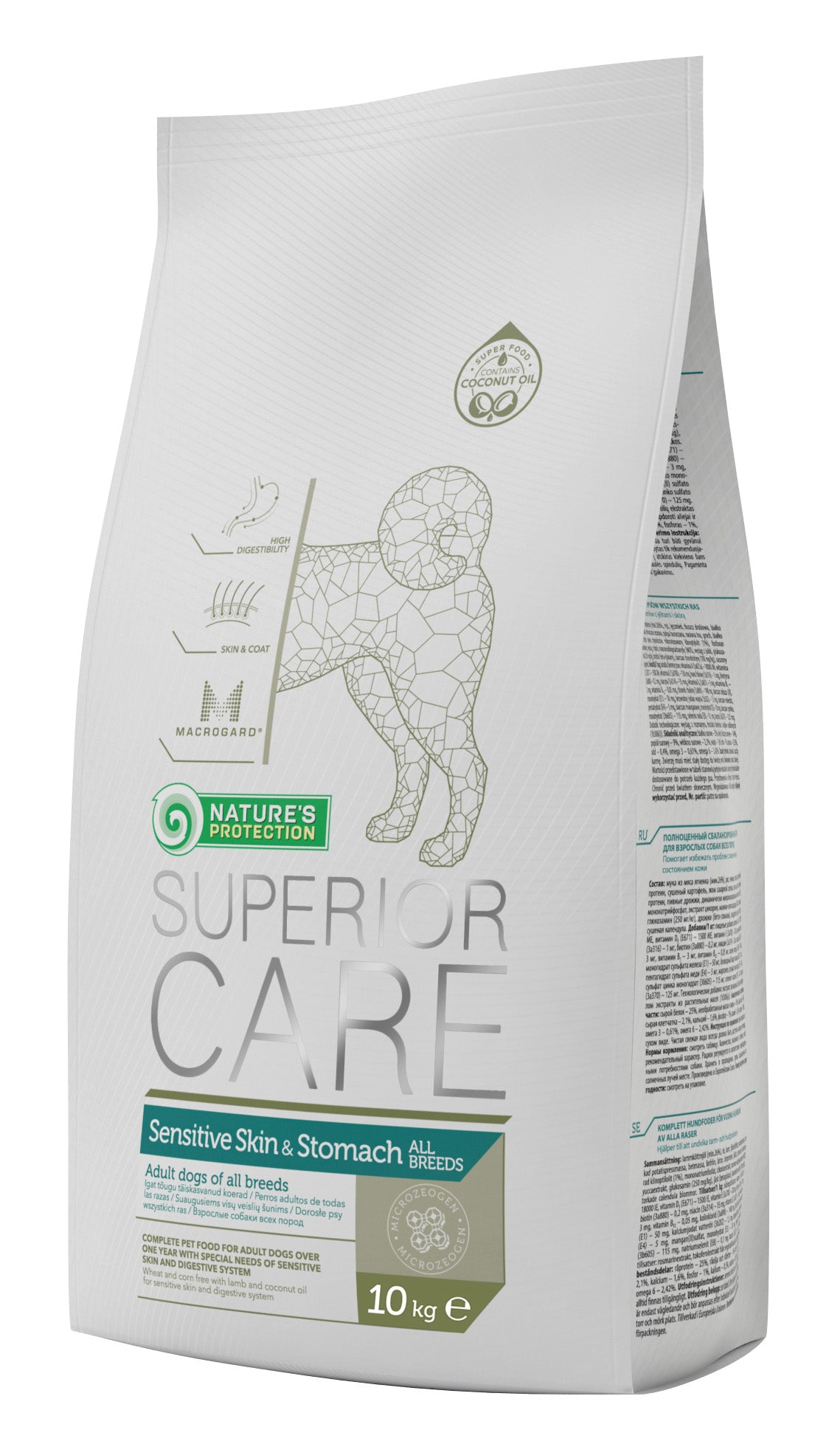 Nature's Protection Superior Care Stomaco e pelle sensibili - cani adulti di tutte le taglie - agnello