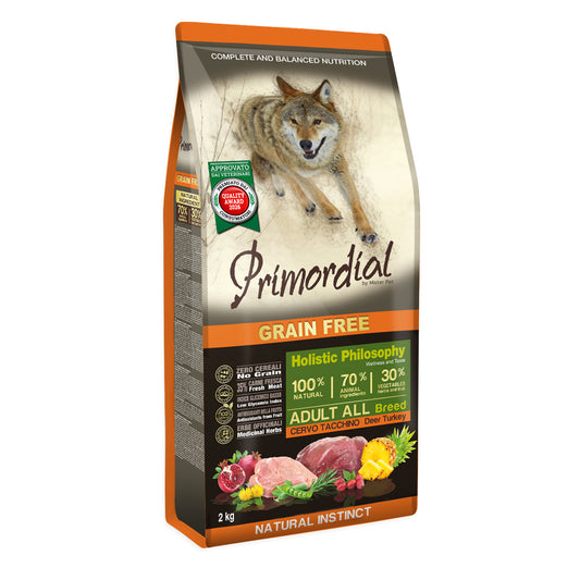 PRIMORDIAL ADULT Cervo e Tacchino 2 kg
