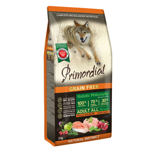 PRIMORDIAL ADULT Pollo e Salmone 2 kg