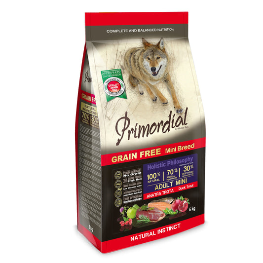 PRIMORDIAL ADULT MINI Anatra e Trota  2 KG