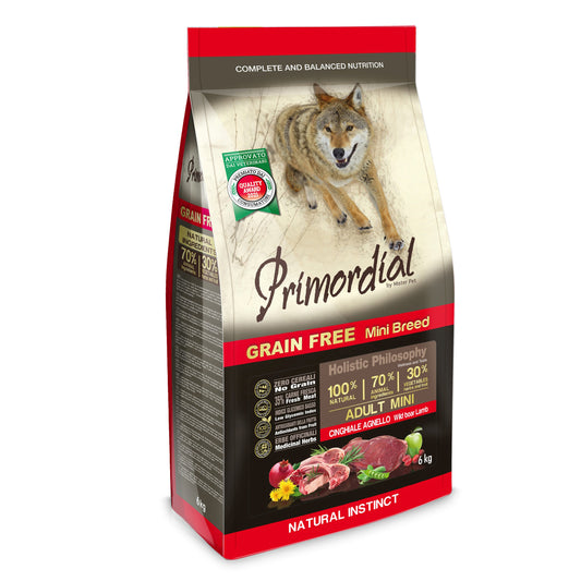 PRIMORDIAL ADULT MINI Cinghiale e Agnello 2kg