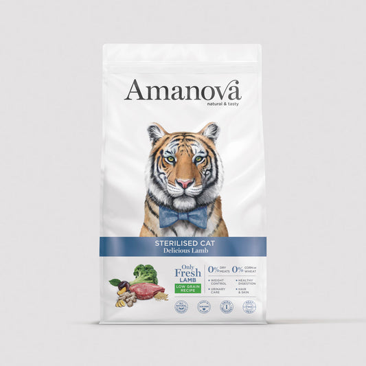 AMANOVA Sterilised Cat Delicious Lamb 1,5 kg