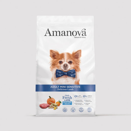 AMANOVA Cane Adult  Mini Sensitive Delicious Lamb 2 kg