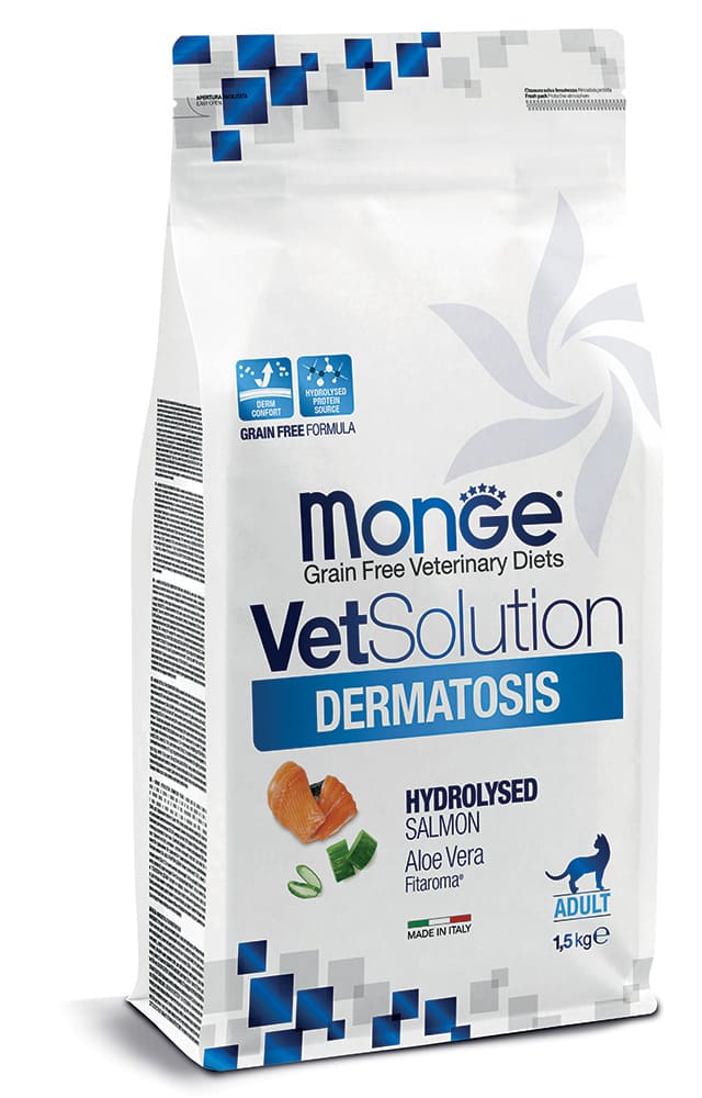 MONGE VET SOLUTION GATTO DERMATOSIS 1,5 KG