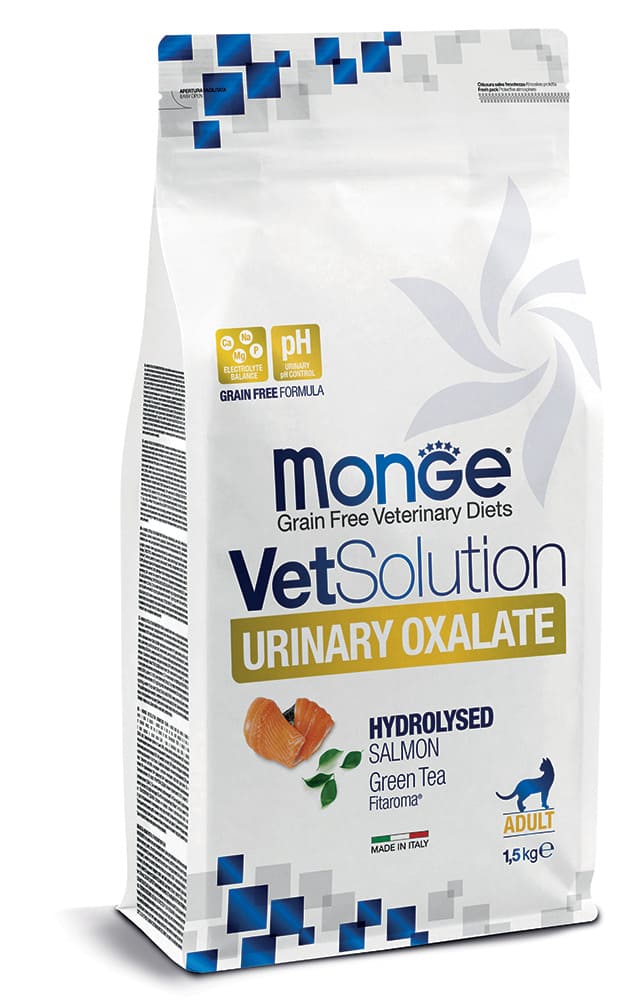 MONGE VET SOLUTION GATTO URINARY OXALATE 1,5 KG