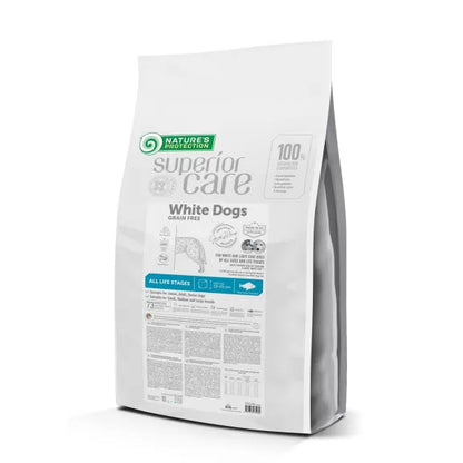 NATURE'S PROTECTION WHITE DOGS GF WHITE FISH ADULT ALL SIZES