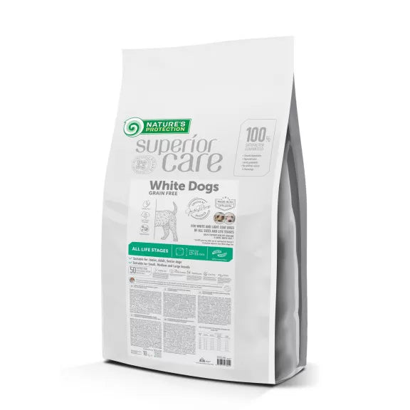 NATURE'S PROTECTION SUPERIOR CARE WHITE DOGS GF ADULT INSECT ALL SIZES