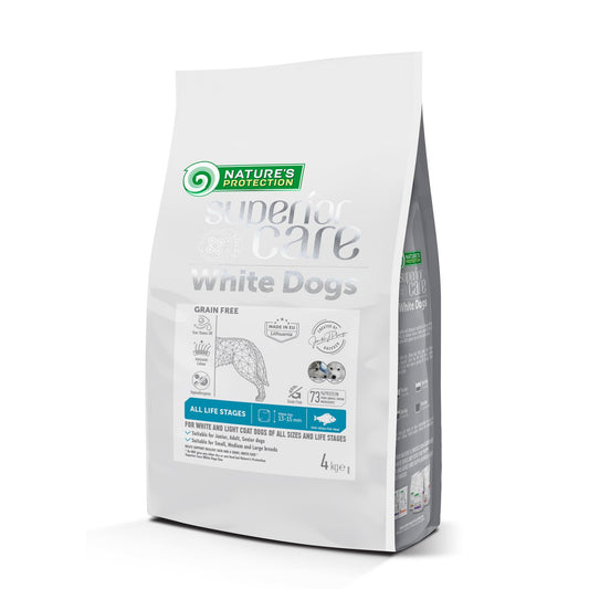 NATURE'S PROTECTION WHITE DOGS GF WHITE FISH ADULT ALL SIZES