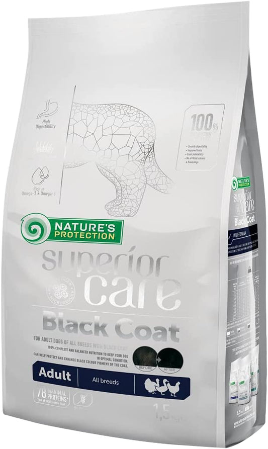 Nature's Protection SC- BLACK DOGS - Cani adulti di tutte le taglie - Manto colore NERO