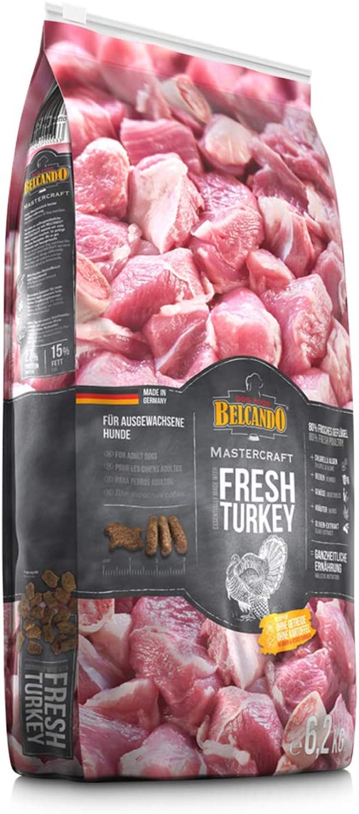 Belcando Mastercraft Fresh Turkey Cibo per cani senza cereali con tacchino 80% di carne fresca