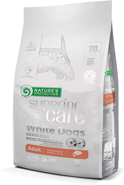 Nature's Protection SC- White Dogs - Cani adulti di taglia piccola - Salmone