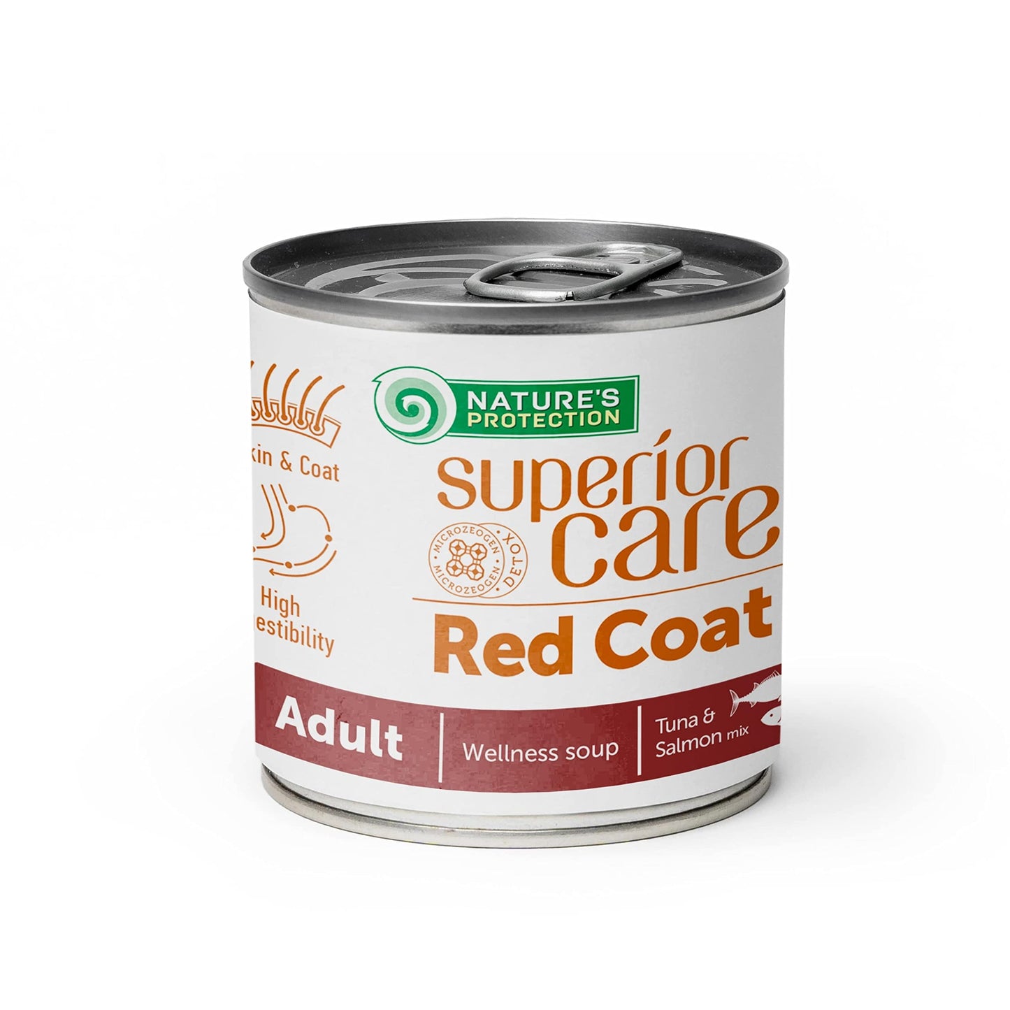 Nature's protection Red dog soup - tonno e salmone lattine 6 x 140 ml