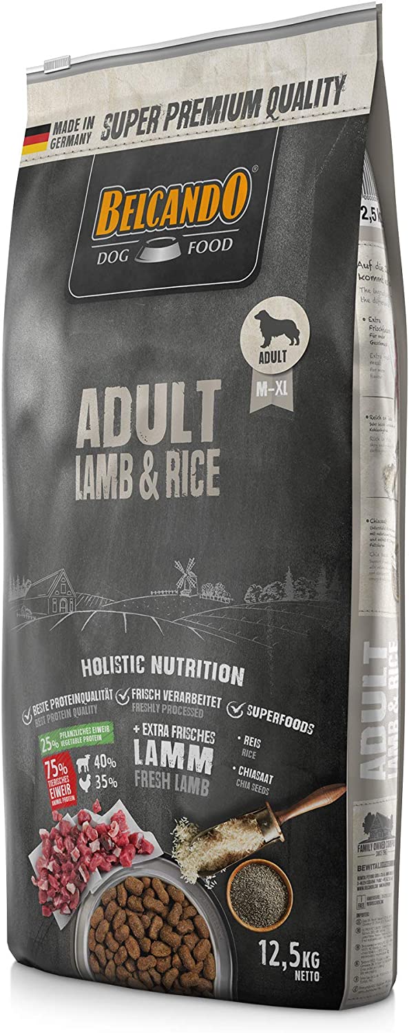 Belcando Adult Lamb & Rice Cibo secco con agnello per cani sensibili Adulti