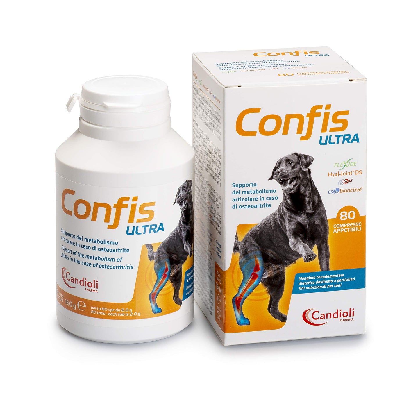 Candioli Confis Ultra Integratore per cani 80 compresse