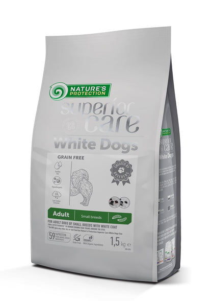 Nature's Protection SC- White Dogs - Cani adulti di taglia piccola - Insetti