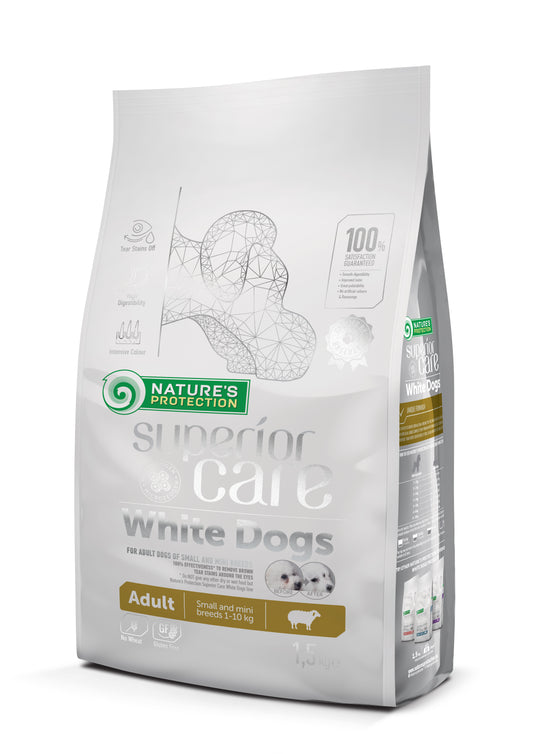 Nature's Protection SC- White Dogs - Cani adulti di taglia piccola - Agnello